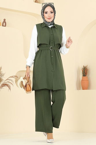 moda selvim Combined 450DVL817 Khaki - Thumbnail