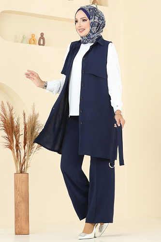 moda selvim Combined 450DVL817 Navy Blue - Thumbnail