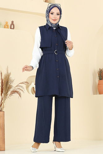 moda selvim Combined 450DVL817 Navy Blue - Thumbnail