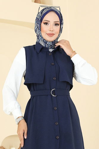 moda selvim Combined 450DVL817 Navy Blue - Thumbnail