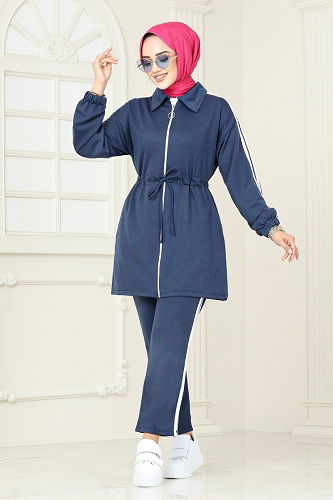 moda selvim Combined 4510NES1021-M Navy Blue - Thumbnail