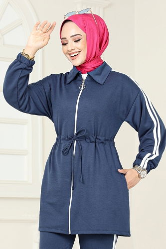 moda selvim Combined 4510NES1021-M Navy Blue - Thumbnail