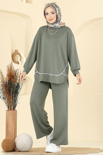 moda selvim Combined 4527NFC1010 Almond Green - Thumbnail