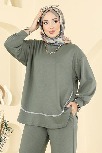 moda selvim Combined 4527NFC1010 Almond Green - Thumbnail