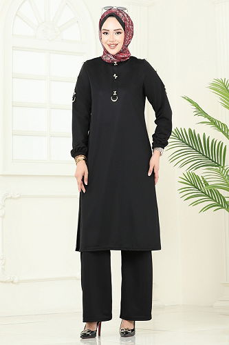 moda selvim Combined 452DVL817 Black - Thumbnail