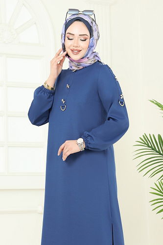 moda selvim Combined 452DVL817 Indigo - Thumbnail