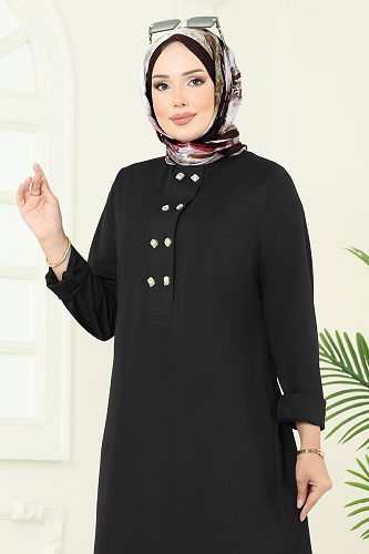 moda selvim Combined 454DVL817 Black - Thumbnail