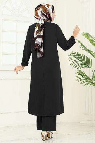 moda selvim Combined 454DVL817 Black - Thumbnail