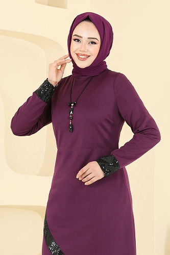 moda selvim Combined 4559ASMK1074 Damson - Thumbnail