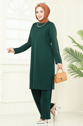 moda selvim Combined 455DVL817 Emerald - Thumbnail