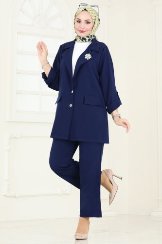 moda selvim Combined 4560NSS609 Navy Blue - Thumbnail