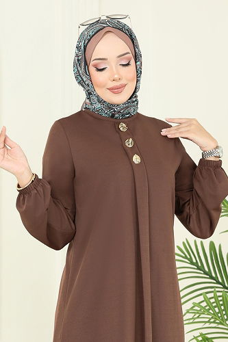 moda selvim Combined 456DVL817 Brown - Thumbnail