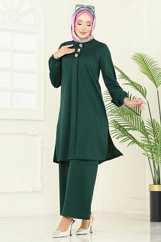 moda selvim Combined 456DVL817 Emerald - Thumbnail