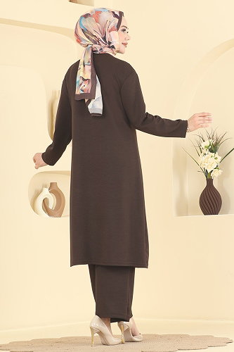 moda selvim طقم بني 4572NFC1010 - Thumbnail
