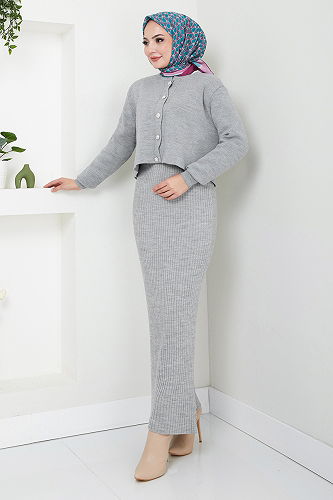 moda selvim Combined 4600UZ1029-M Gray - Thumbnail