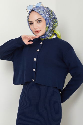 moda selvim Combined 4600UZ662 Navy Blue - Thumbnail