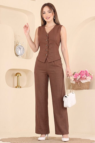 moda selvim Combined 46170JNT1202 Brown - Thumbnail