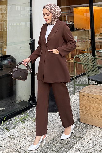 moda selvim Combined 4686ALGK1170 Brown - Thumbnail