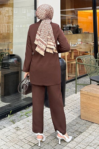 moda selvim Combined 4686ALGK1170 Brown - Thumbnail