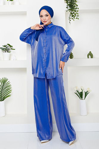 moda selvim COMBINED 4702ZNK903-M Indigo - Thumbnail