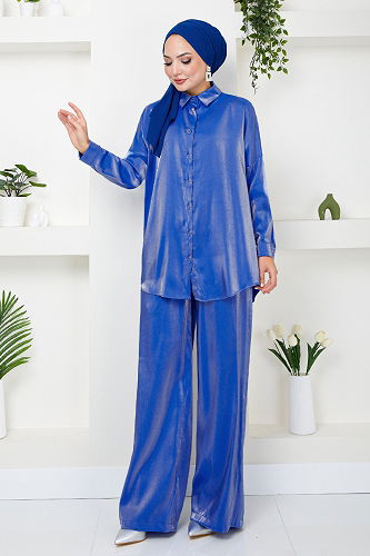 moda selvim COMBINED 4702ZNK903-M Indigo - Thumbnail