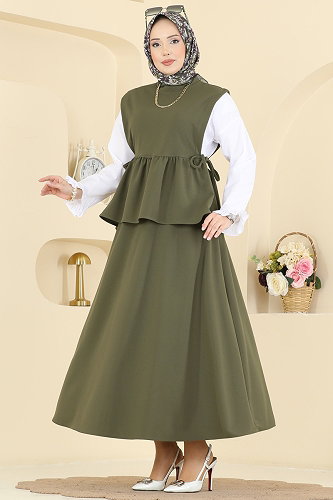 moda selvim Combined 4706ALGK1170 Khaki - Thumbnail