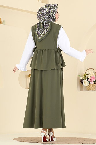 moda selvim Combined 4706ALGK1170 Khaki - Thumbnail