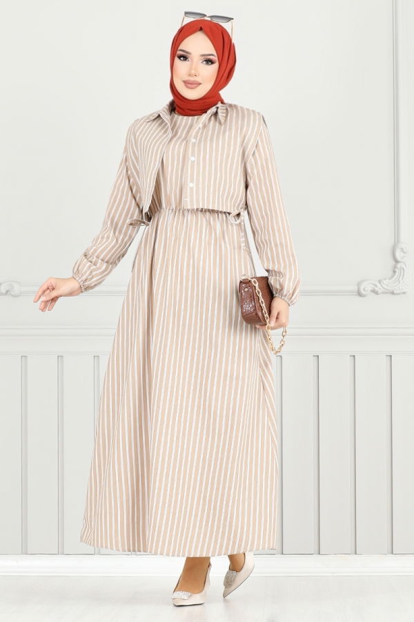 Modaselvim Hijab Combinations Combined 4735ZNK903-M Vision