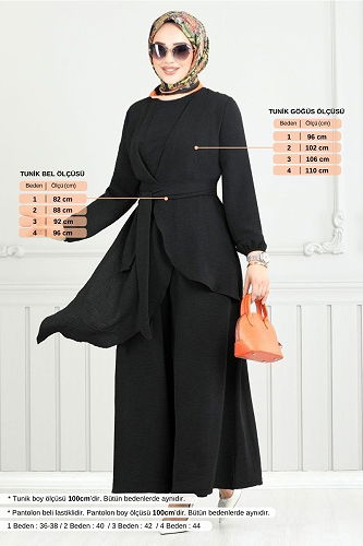 moda selvim Combined 4743ZNK903-M Black - Thumbnail