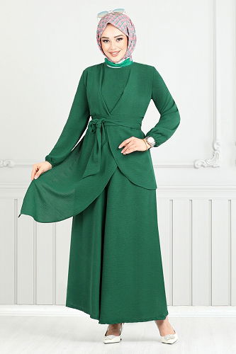 moda selvim Combined 4743ZNK903-M Emerald - Thumbnail