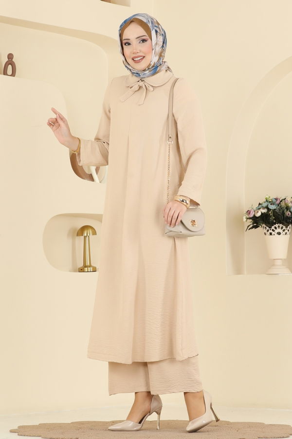 Modaselvim الاطقم طقم بيج 5007BM387