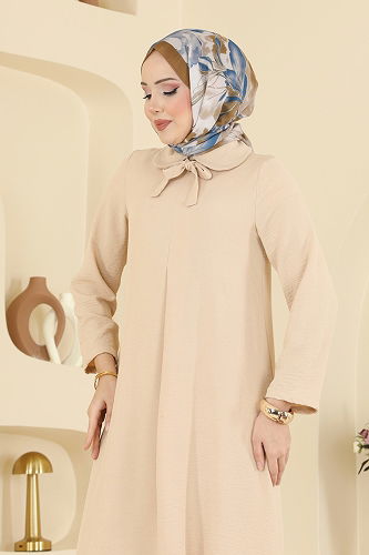 moda selvim طقم بيج 5007BM387 - Thumbnail