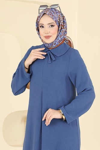 moda selvim Combined 5007BM387 Indigo - Thumbnail