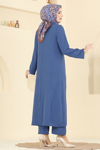 moda selvim Combined 5007BM387 Indigo - Thumbnail