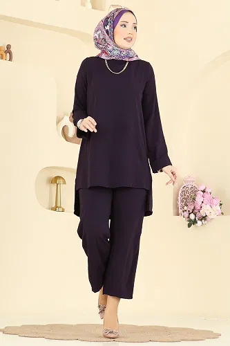 moda selvim Combined 5008BM387 Damson - Thumbnail