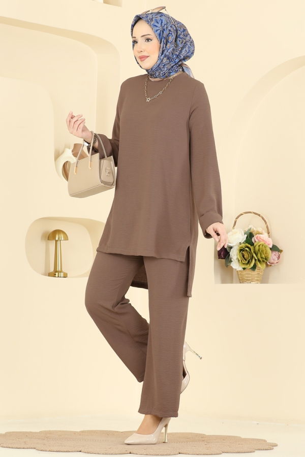 Modaselvim Hijab Combinations Combined 5008BM387 Dark Vision