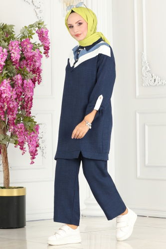 moda selvim COMBINED 5008HBS856 Navy Blue - Thumbnail