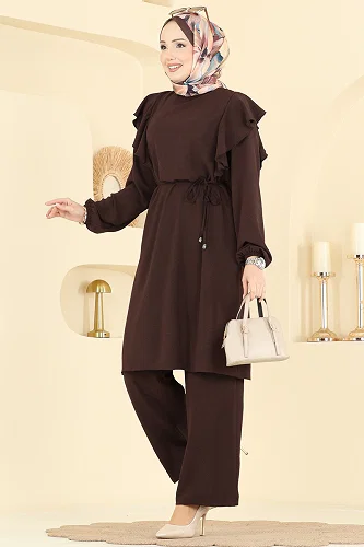 moda selvim Combined 5010MDA386 Brown - Thumbnail