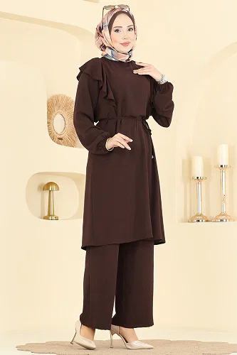 moda selvim Combined 5010MDA386 Brown - Thumbnail