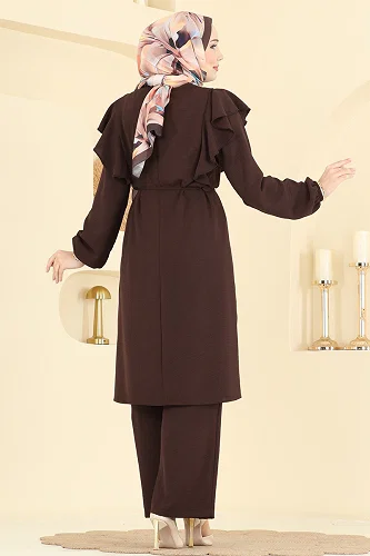 moda selvim Combined 5010MDA386 Brown - Thumbnail