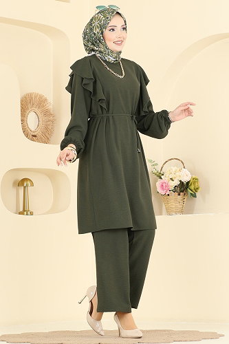 moda selvim Combined 5010MDA386 Khaki - Thumbnail