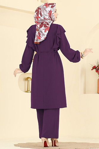 moda selvim Combined 5010MDA386 Purple - Thumbnail