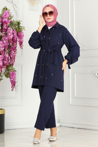 moda selvim Combined 5011HBS856 Navy Blue - Thumbnail