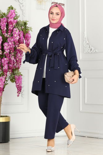 moda selvim COMBINED 5011HBS856 Navy Blue - Thumbnail