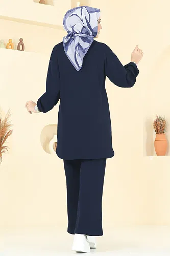 moda selvim Combined 5017HBS856 Dark Navy Blue - Thumbnail