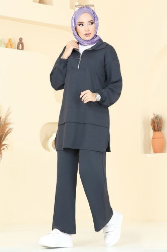 H.B.S. - طقم رمادي فاتح 5017HBS856