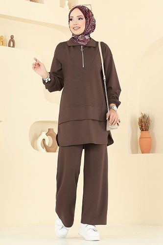 moda selvim Combined 5017HBS856 Light Brown - Thumbnail