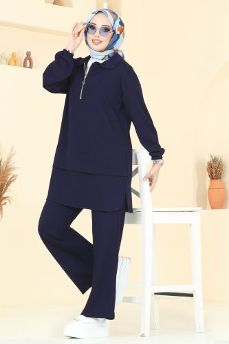 H.B.S. - Combined 5017HBS856 Navy Blue