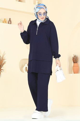 moda selvim Combined 5017HBS856 Navy Blue - Thumbnail