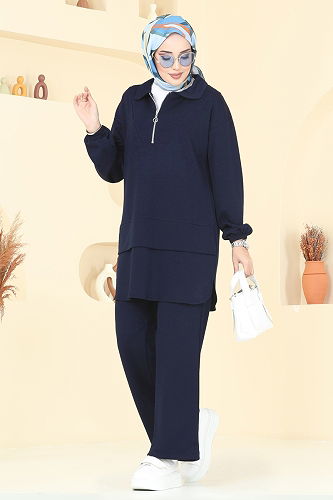 moda selvim Combined 5017HBS856 Navy Blue - Thumbnail